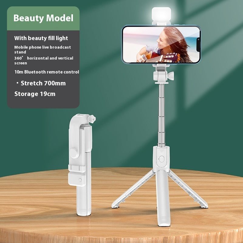 Mobile Phone Bluetooth Selfie Stick Tripod Self Timer