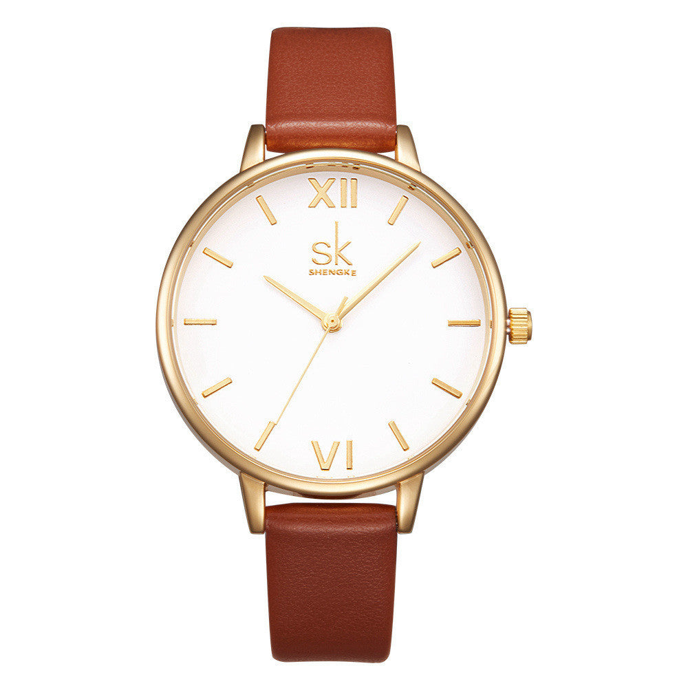 Shengke sk0056 new fashion women's simple watch generous office wristwatch a wholesale agent