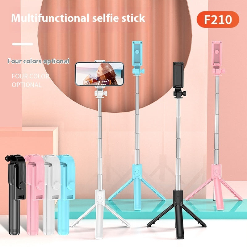 Mobile Phone Bluetooth Selfie Stick Tripod Self Timer