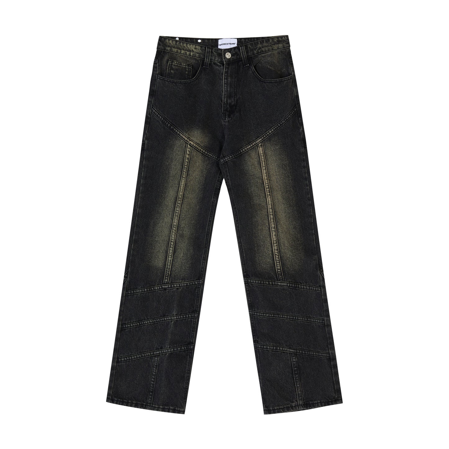 Washed Old Mud Dyed Jeans For Men And Women