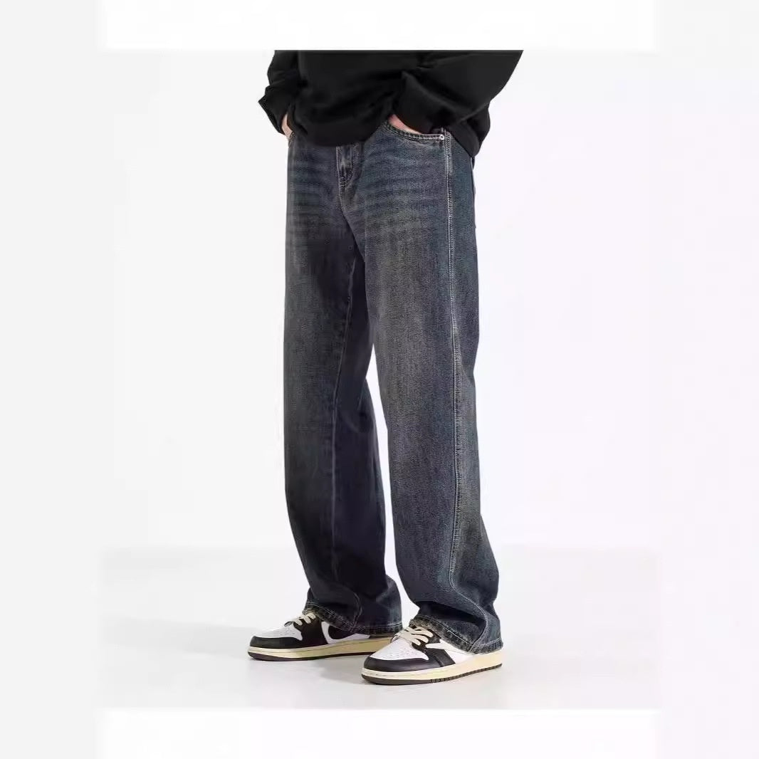 American Straight Jeans Retro Nostalgic Men